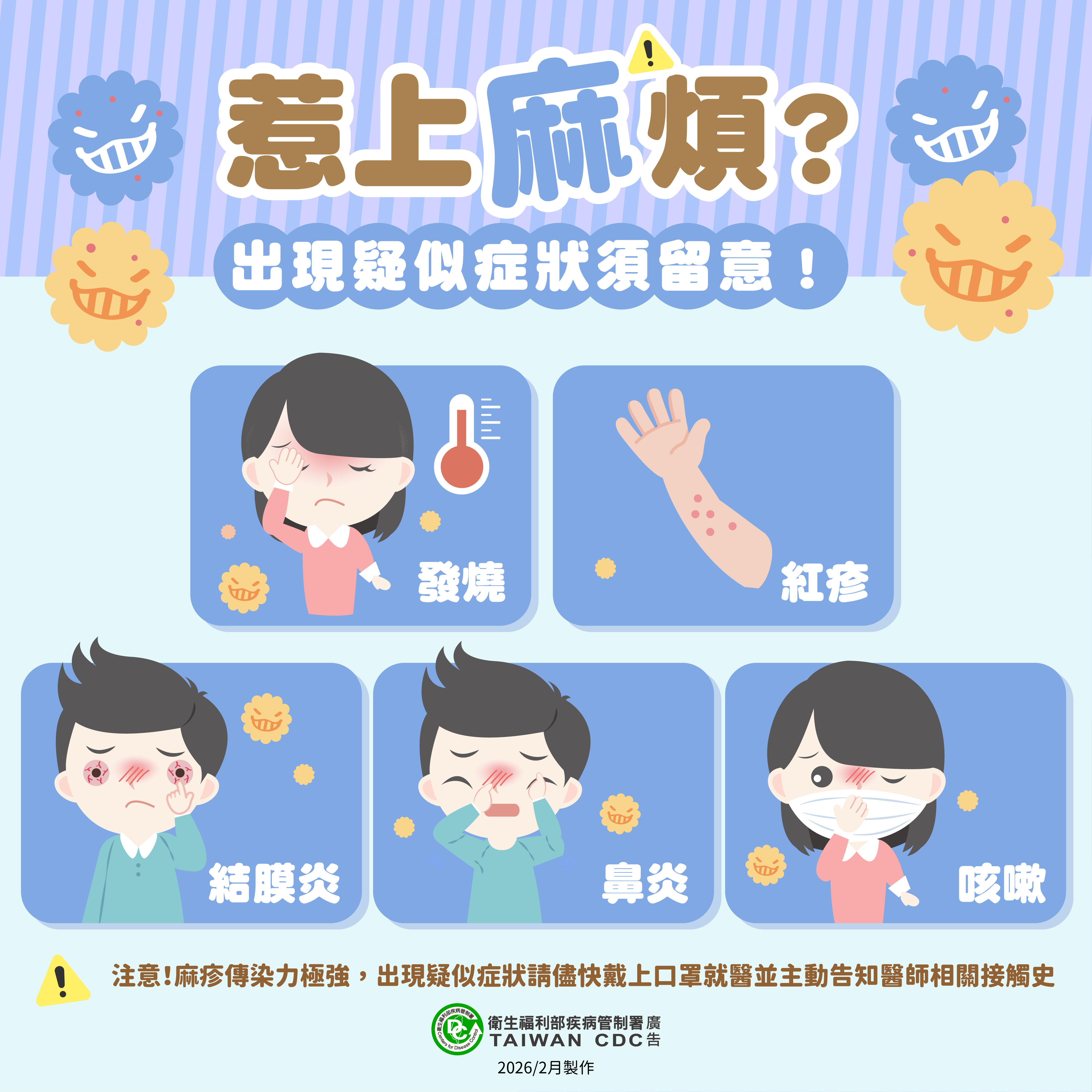 惹上麻煩 出現疑似症狀需留意