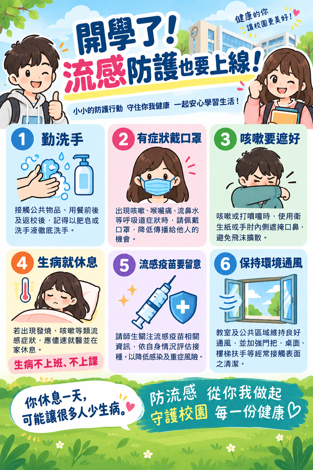 流感衛教海報